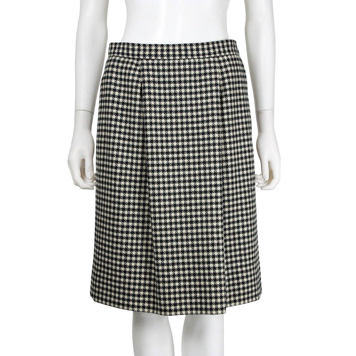 YVES SAINT LAURENT 1980's Rive Gauche Houndstooth Skirt Suit | EU 36 - theREMODA